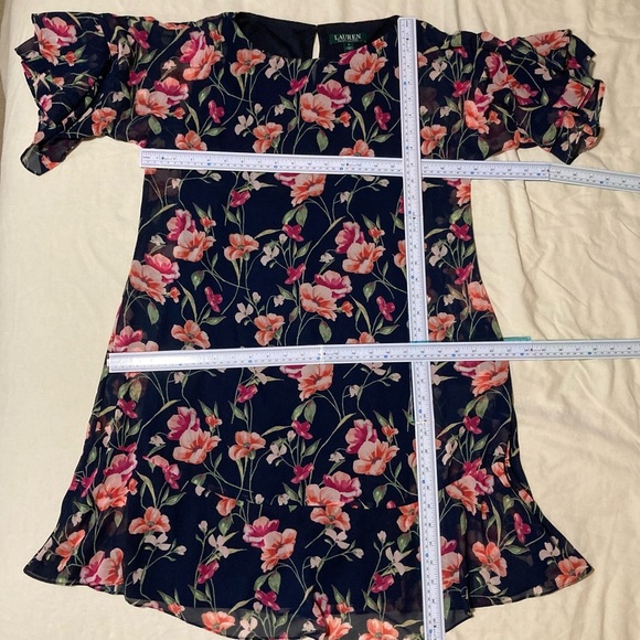 Lauren by Ralph Lauren Floral Dress | Midi Length | Flowy - Picture 2 of 15